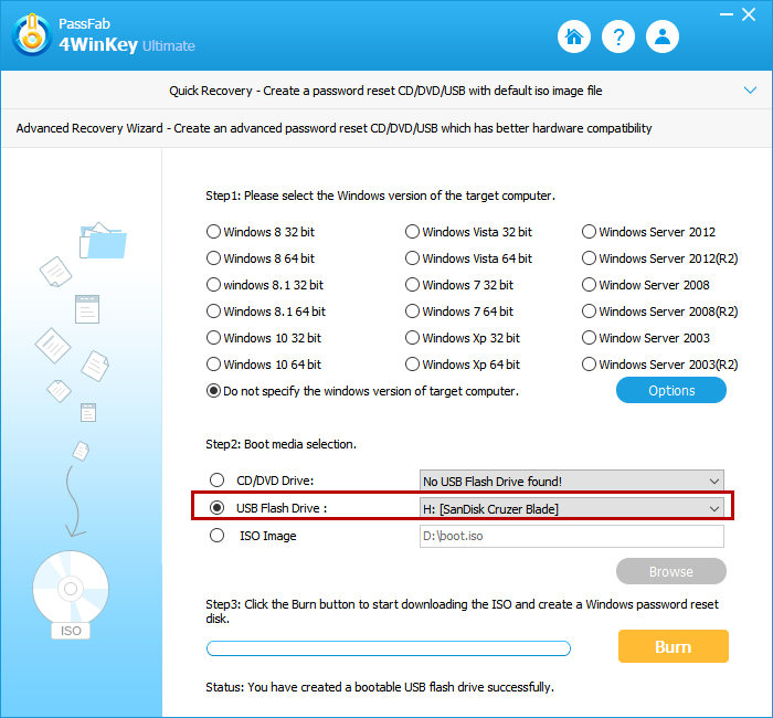 advanced recovery usb