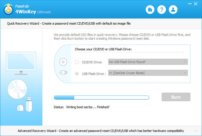 burn a boot usb