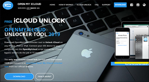 open my icloud アクティベーションロック解除