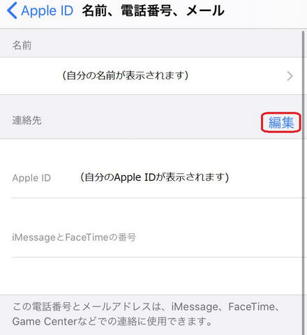 iphone apple id 変更