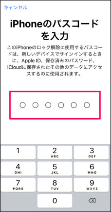 Apple ID iCloud サインイン