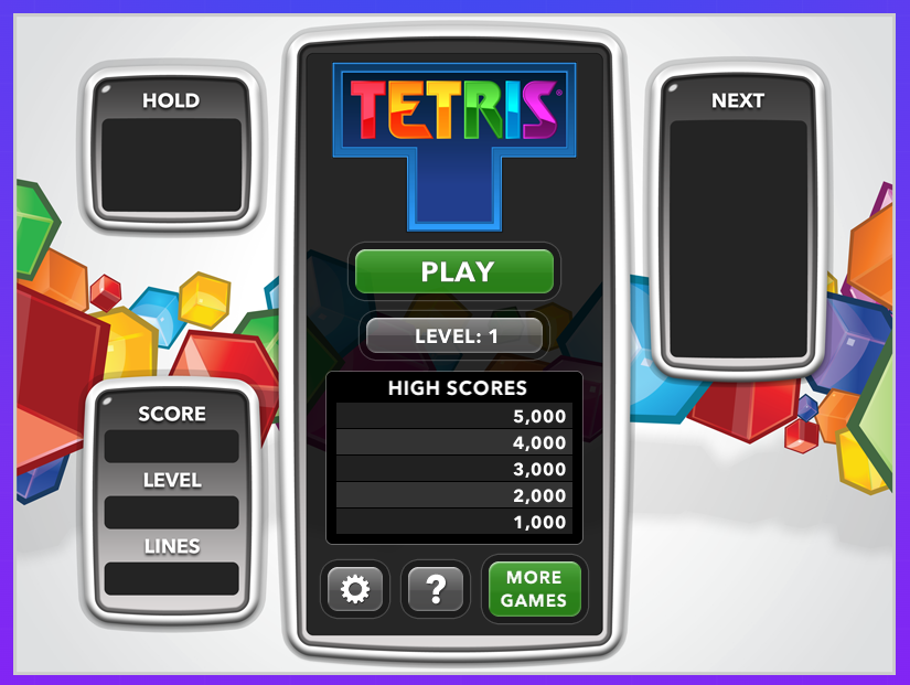 学校のタブレットでできるゲーム テトリス