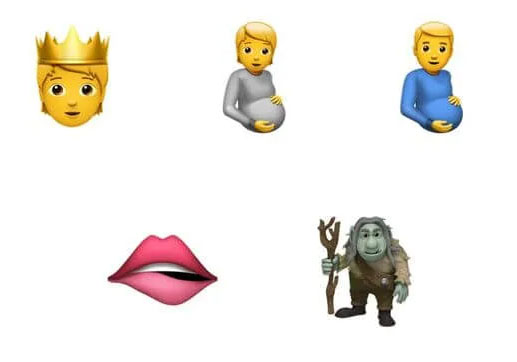 iOS15.4 絵文字人間