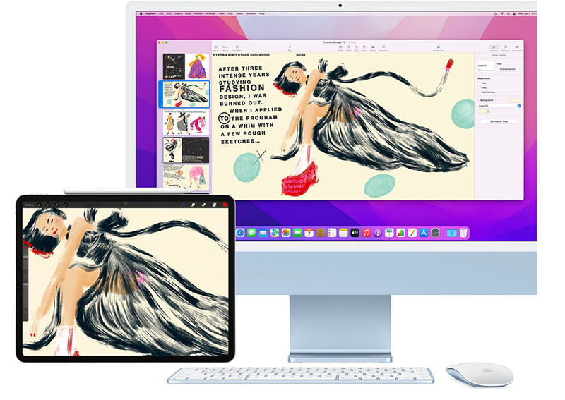 iPadOS 15 ユニバーサルコントロール