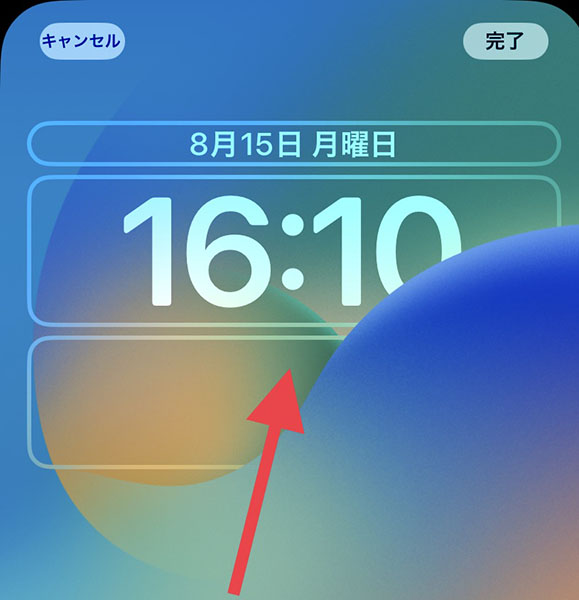ios16 ロック 画面 カスタマイズ