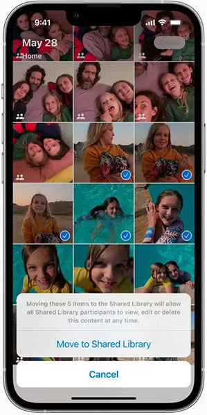 iOS 16 iCloudの写真共有
