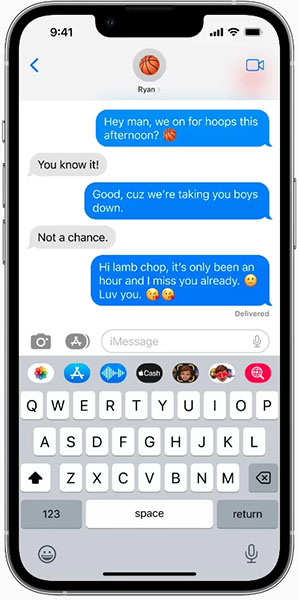 iOS 16 メッセージの更新