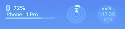 ios16 ロック画面 ウィジェット
