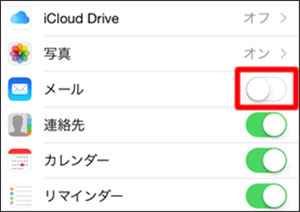 iCloud メール オン iCloudメール障害