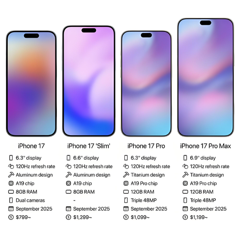 iPhone 17シリーズのラインナップと特徴