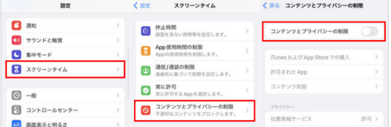 safari 履歴 削除できない　機能制限　