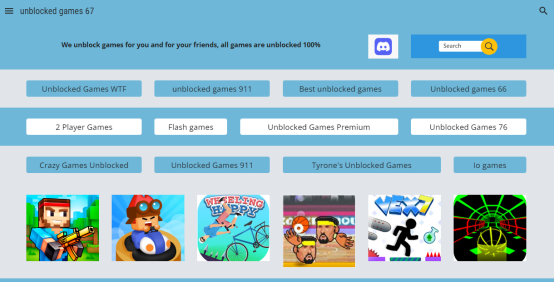 学校のタブレットでできるゲームunblock games