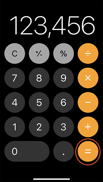 iphone ロック 解除 電卓