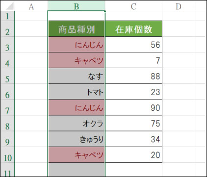 エクセル 重複 データ 削除 「条件付き書式」から
