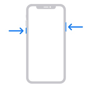 iPhone X以降のモデルを再起動する