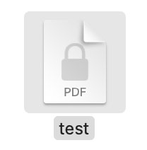 pdf パスワード 設定 mac