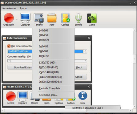 画面録画ソフトoCam