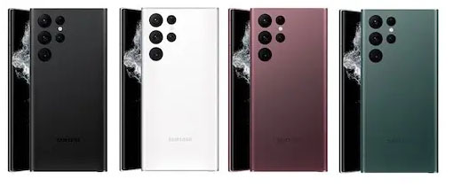 samsung Galaxy S22 Ultra 色