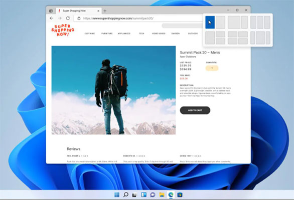 Windows 11 スナップ
