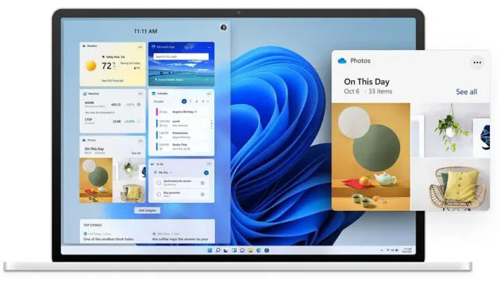 Windows 11 ウィジェット