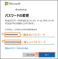 Windows Microsoft アカウント パスワード 変更