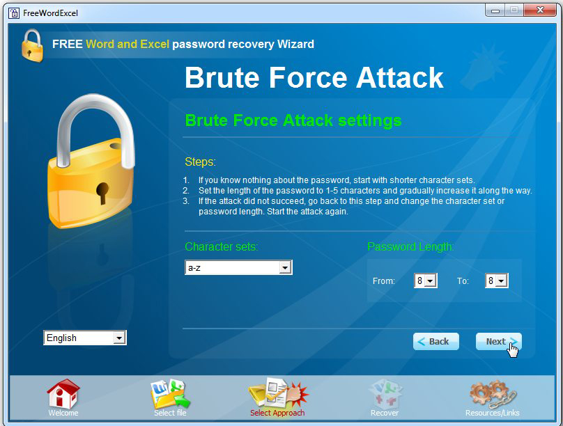 FREE Word and Excel password recovery Wizard