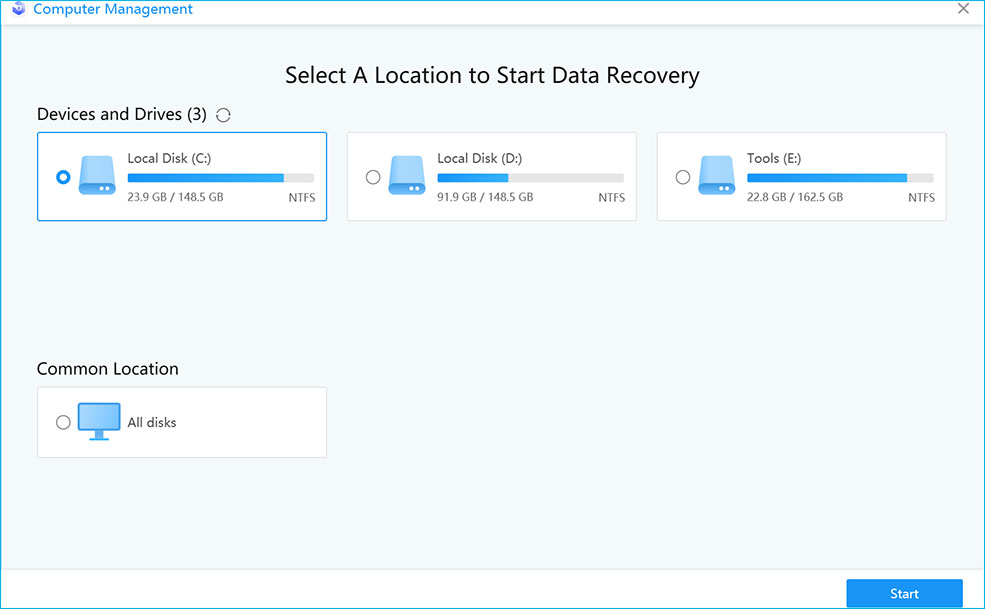 起動しないパソコンからデータ取り出す　PassFab Computer Managementで